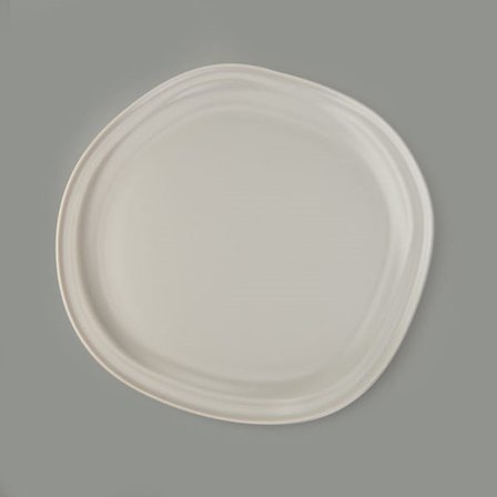 Evidea Kitchen Bloom Servis Tabağı - Gri - 29 cm 