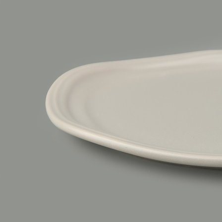 Evidea Kitchen Bloom Pasta Tabağı - Gri - 24 cm 