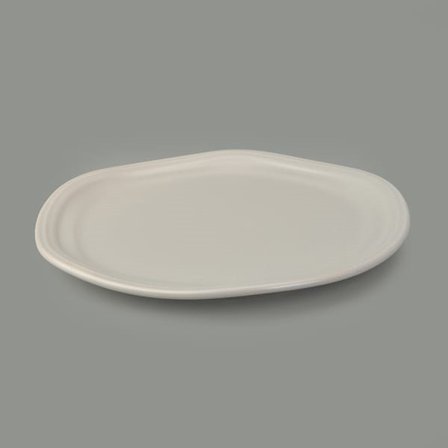 Evidea Kitchen Bloom Pasta Tabağı - Gri - 24 cm 