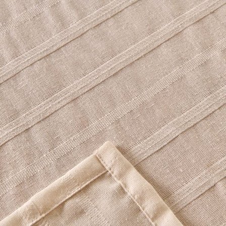 Evidea Soft Herringbone Masa Örtüsü - Ekru - 140x220 cm
