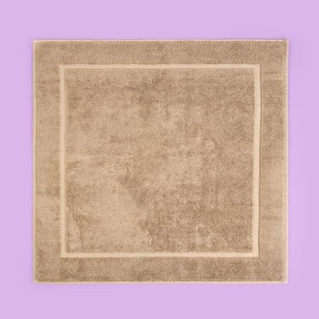 Evidea Soft Samantha Ayak Havlusu - Koyu Bej - 60x60 cm