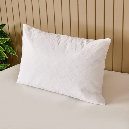 Evidea Soft Nando Basic Yastık Alezi - Beyaz - 50x70 cm