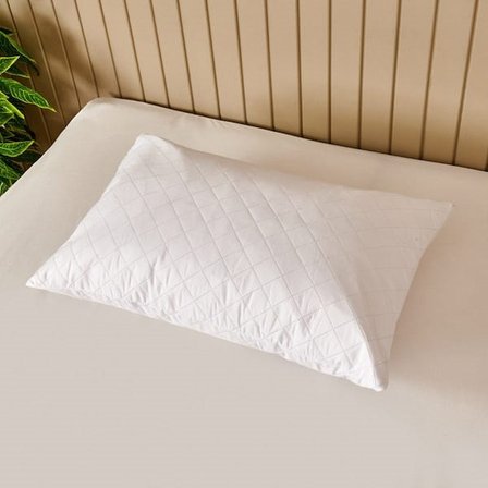 Evidea Soft Nando Basic Yastık Alezi - Beyaz - 50x70 cm