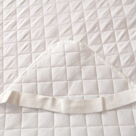 Evidea Soft Nando Basic Lastikli Alez - Beyaz - 100x200 cm