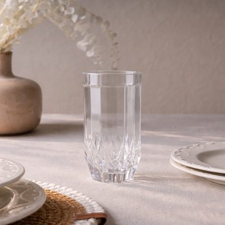 Alegre Glass Cansu Uzun Bardak - Şeffaf - 300 ml