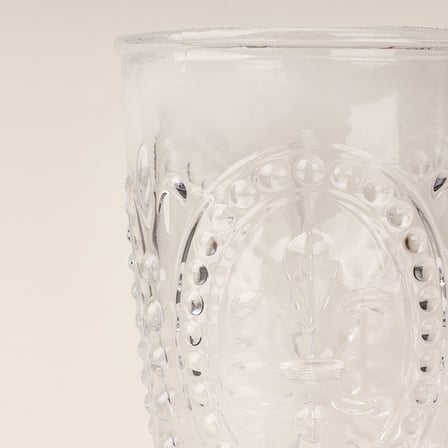 Alegre Glass Fleur De Lis Bardak - Şeffaf - 330 ml