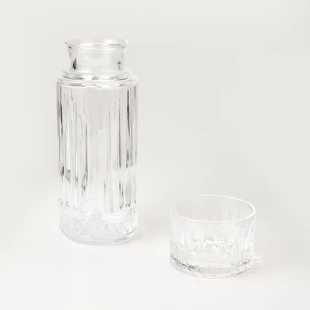 Alegre Glass Linea Başucu Sürahisi - Şeffaf - 730 ml