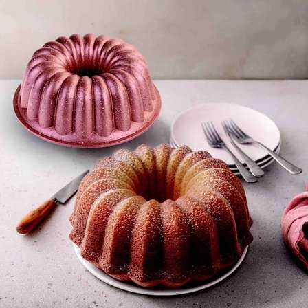 Evidea Kitchen Nirvana Kalın Dilimli Kek Kalıbı - Pembe - 24 cm