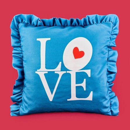 Evidea Soft Solari Kırlent Kılıfı - Mavi - 45x45 cm
