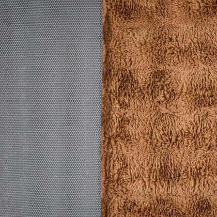 Evidea Soft Bubble 2'li Banyo Paspası - Kahverengi - 60x100 cm + 50x60 cm