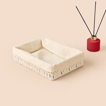 Simple Living Boho Style Sepet - Ekru - 7x19x28,5 cm