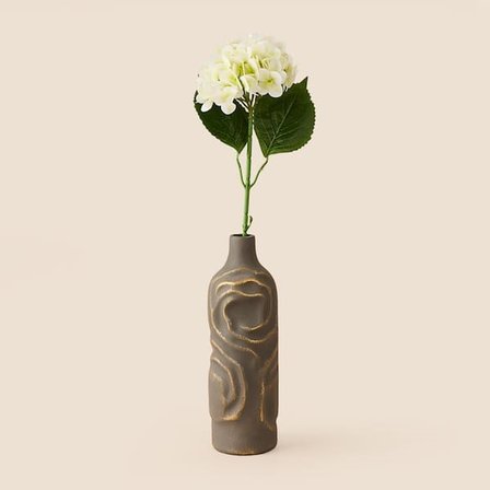 Evidea Deco Ortanca Yapay Dal Çiçek - Beyaz - 66 cm