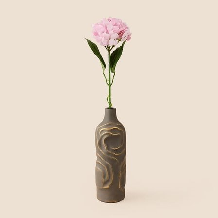 Evidea Deco Ortanca Yapay Dal Çiçek - Açık Pembe - 66 cm