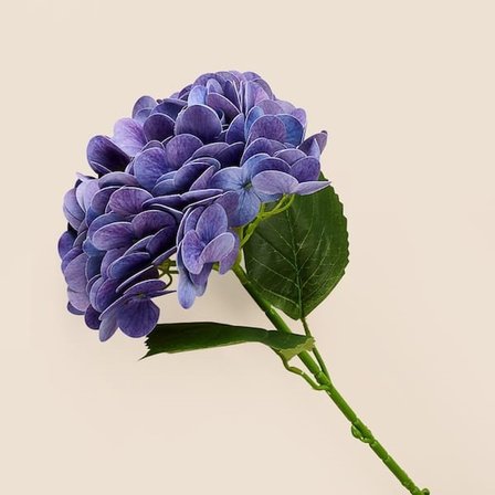 Evidea Deco Ortanca Yapay Dal Çiçek - Mor - 66 cm