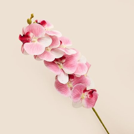 Evidea Deco Orkide Yapay Dal Çiçek - Pembe - 104 cm