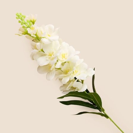 Evidea Deco Aslanağzı Yapay Dal Çiçek - Beyaz - 90 cm