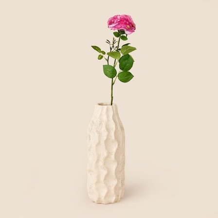 Evidea Deco Katmerli Gül Yapay Dal Çiçek - Pembe - 50 cm