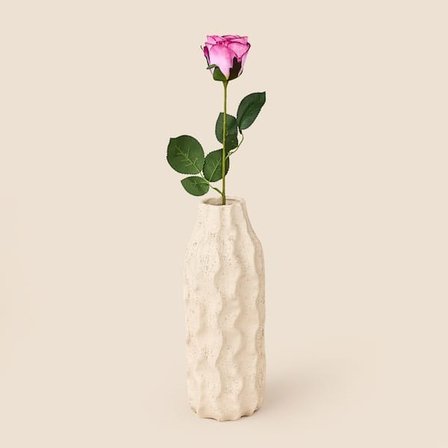 Evidea Deco Gül Yapay Dal Çiçek - Pembe - 68 cm
