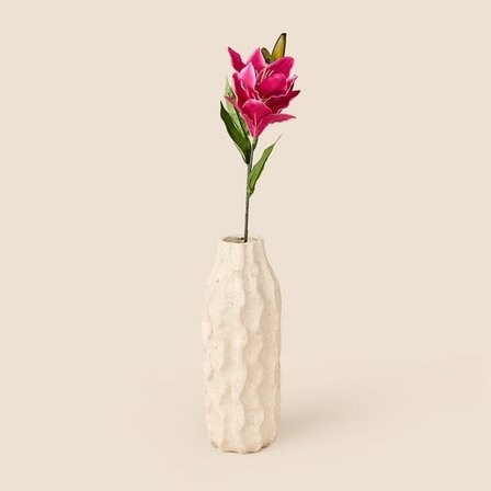 Evidea Deco Zambak Yapay Dal Çiçek - Pembe - 63 cm