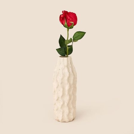 Evidea Deco Gül Yapay Dal Çiçek - Kırmızı - 55 cm