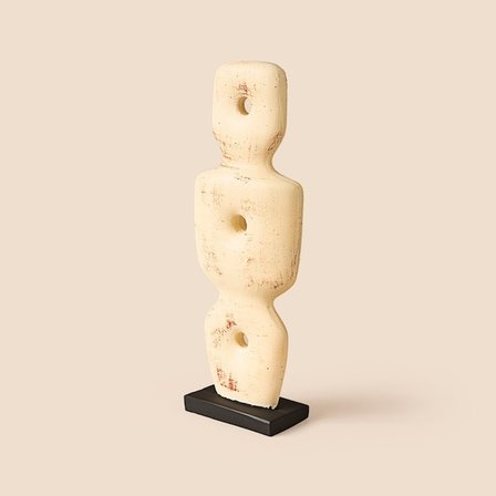 Evidea Deco Eskitme İskandinav Dekor - Bej - 36 cm