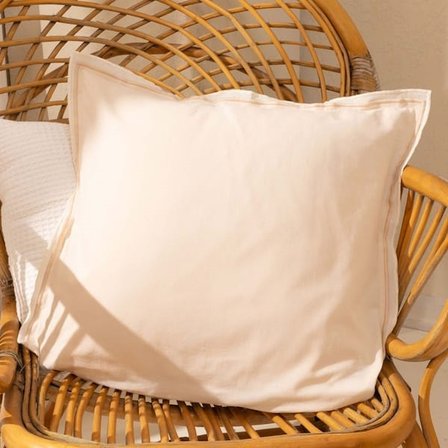 Evidea Soft Rett Kırlent - Bej - 50x50 cm