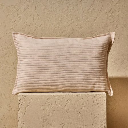 Evidea Soft Shir Kırlent - Ekru - 35x55 cm