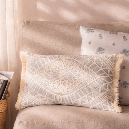 Evidea Soft Slevel Kırlent - Mavi - 30x50 cm