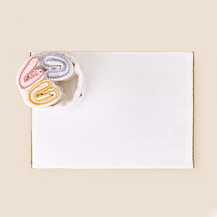Evidea Soft Lule 4'lü Havlu Seti - Ekru - 30x40 cm