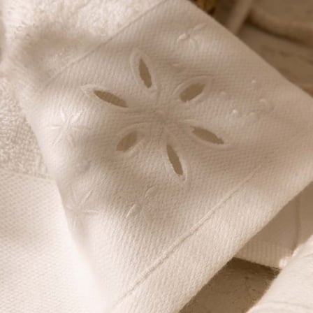 Evidea Soft Daisy El Havlusu - Ekru - 30x50 cm