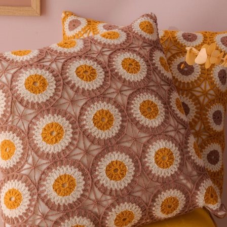 Evidea Soft Step Kırlent - Pudra - 40x40 cm