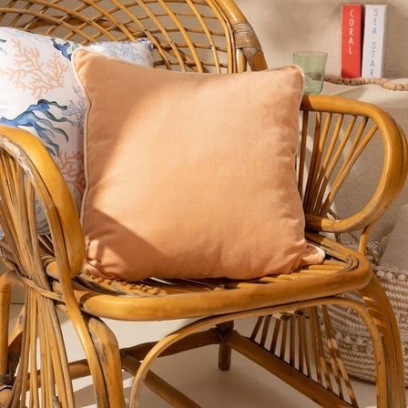 Evidea Soft Asas Kırlent - Somon - 45x45 cm