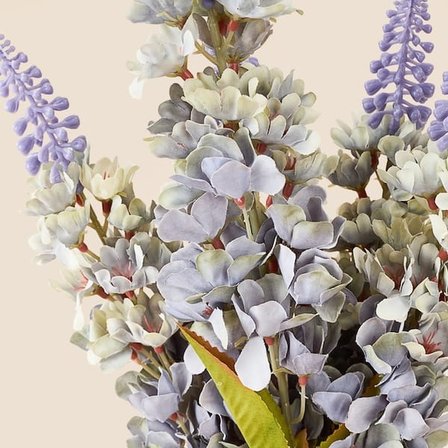Evidea Deco Sümbül 5'li Dal Çiçek Mor- 55 cm