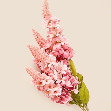 Evidea Deco Sümbül 5'li Dal Çiçek - Pembe - 55 cm