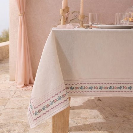Evidea Soft Pane Masa Örtüsü - Ekru - 150x200 cm