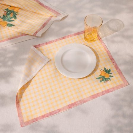 Evidea Soft Brisa 2'li Amerikan Servis - Ekru - 35x50 cm