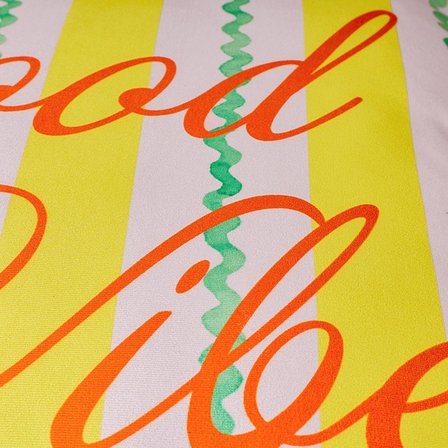 Evidea Soft Good Vibe Kırlent - Hardal- 45x45 cm