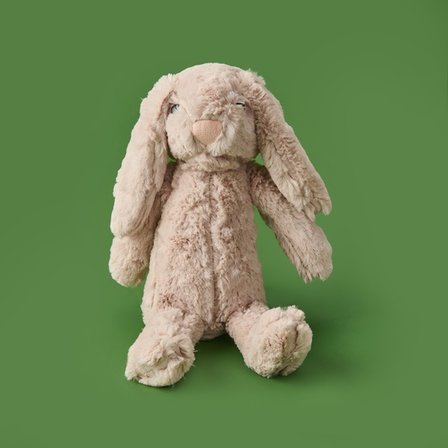 Evidea Soft Rabbit Figürlü Yastık - Bej - 16x35 cm