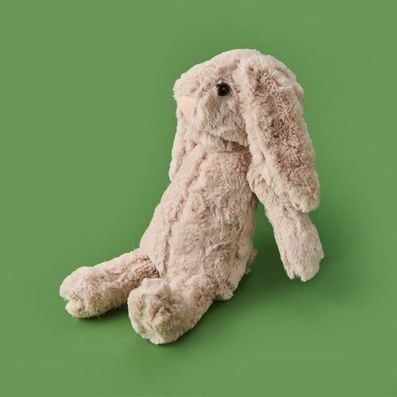 Evidea Soft Rabbit Figürlü Yastık - Bej - 16x35 cm