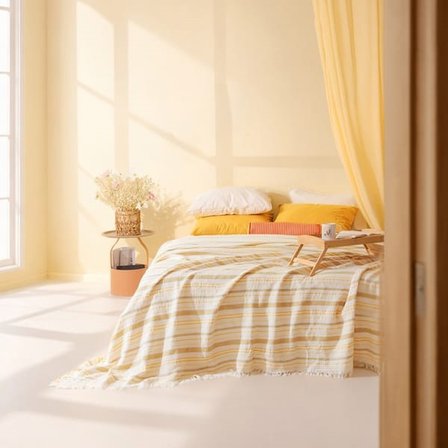 Evidea Soft Aventura Çift Kişilik Yatak Örtüsü - Renkli - 220x240 cm