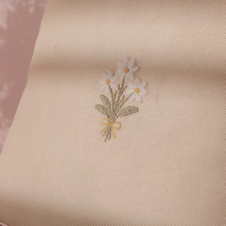 Evidea Soft Daisy Kırlent Kılıfı - Bej - 42x42 cm