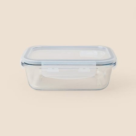Evidea Kitchen Olea Cam Saklama Kabı - Şeffaf - 380 ml