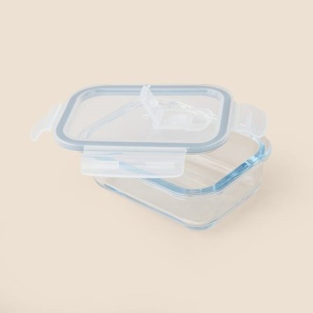 Evidea Kitchen Olea Cam Saklama Kabı - Şeffaf - 380 ml