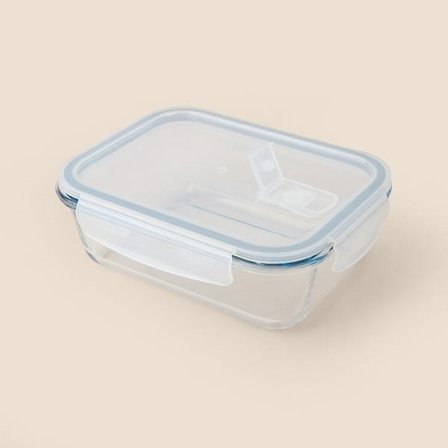 Evidea Kitchen Olea Cam Saklama Kabı - Şeffaf - 1040 ml