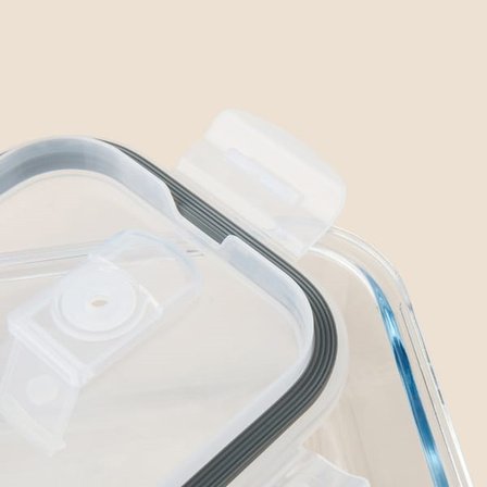 Evidea Kitchen Olea Cam Saklama Kabı - Şeffaf - 1040 ml