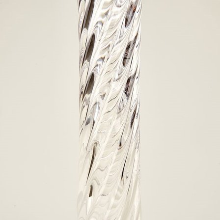 Evidea Deco Burgu Fil Ayağı Vazo - Şeffaf - 6x15x40 cm
