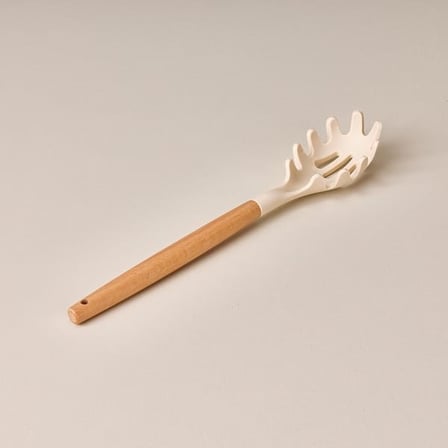 Evidea Kitchen Valea Silikon Makarna Kaşığı - Bej