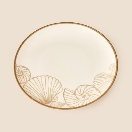 Evidea Kitchen Corin 4'lü Pasta Tabağı Seti - Bej / Krem