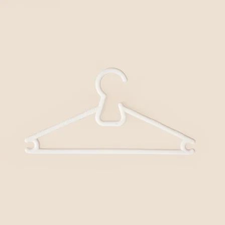 Simple Living 6'lı Çocuk Askısı - Beyaz