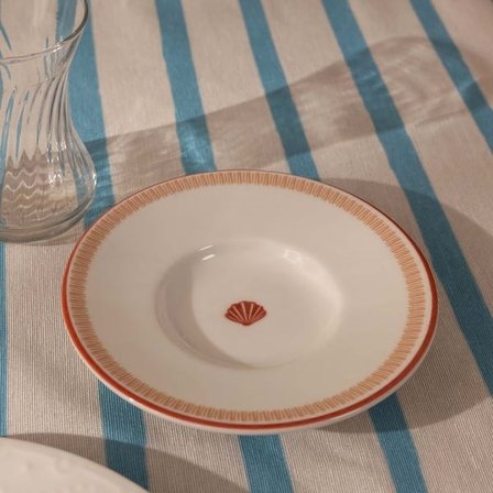 Evidea Kitchen Midye Çay Tabağı - Renkli